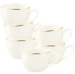 Seltmann Weiden Savona Espressotasse 110 ml Goldlinie 6er Set