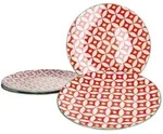 4er Set Speiseteller Makina rot 26,5cm Ritzenhoff & Breker - 44768