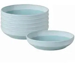 like. by Villeroy & Boch Perlemor Aqua Pastaschale &oslash; 22,2 cm 6er Set