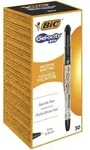 BIC Gelocity Tintenroller Schwarz 0.5 mm Fein Kugelschreiber 30 St&uuml;ck