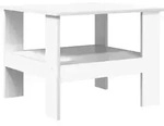 vidaXL Couchtisch Wei&szlig; 57 x 55 x 45 cm Holzwerkstoff