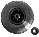 Baumarktplus Sackkarrenrad Luftrad 260x85 mm 3.00-4 75 mm zentrierte Nabe &Oslash; 20 mm