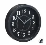 Relaxdays Wanduhr rund, &Oslash; 20cm, Kleine Uhr zum Aufh&auml;ngen, Klassisches Design,