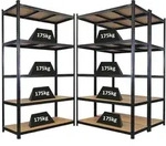 Proregal Mega Deal | 3x Schwerlastregal Giant Ragnar | HxBxT 200x120x50cm | 5