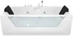 Whirlpool mit Reinigungsfunktion Pool Badewanne Wanne AcquaVapore W83-B 180x90...