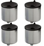 PROREGAL SparSet 4x Runder feuerl&ouml;schender Wandaschenbecher | 2 Liter | Hx&Oslash;...