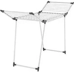 TecTake GmbH tectake W&auml;schest&auml;nder Life, 18 m Trockenl&auml;nge, klappbar Wei&szlig;