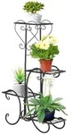 Outsunny - Blumenst&auml;nder - 45Lx24.5Wx80Hcm - Schwarz