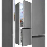 Exquisit K&uuml;hl-Gefrierkombination KGC380-115-NF-040C inoxlook | 377 l Nutzinhalt 