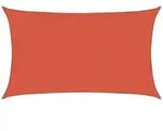 vidaXL Sonnensegel 160 g/m2 Terrakottarot 5x8 m HDPE