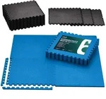 CLP Bodenschutzmatten 60x60 cm 6er Set blau
