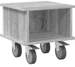 vidaXL TV-St&auml;nder Graues Sonoma 37 x 35 x 35 cm Holzwerkstoff