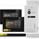 HD Video T&uuml;rsprechanlage mit App f&uuml;r 2 Familienhaus, 2x Monitor, Balter EVO...