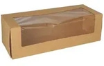 Papstar 100 Tortenkartons mit Deckel eckig 10 cm x 32 cm x 12 cm mit...