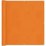 vidaXL Balkonsichtschutz 110 x 200 cm Oxford-Stoff Rechteckig Orange
