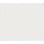 vidaXL Balkonsichtschutz 100 x 600 cm Oxford-Stoff Rechteckig Wei&szlig;