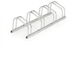 Relaxdays Fahrradst&auml;nder Boden, f&uuml;r 4 Fahrr&auml;der, bis 50 mm Reifenbreite, Metall,
