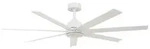 Lucci DC Deckenventilator Atlanta Wei&szlig; mit LED 142