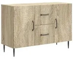 vidaXL Sideboard Sonoma-Eiche 89 x 34,5 x 60 cm Holzwerkstoff