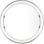 Olympia rundes Serviertablett Edelstahl 40,5cm