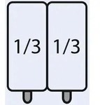 Saro E7/Cpcexc Nudelkorb-Set 2 X 1/3 Gn