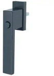 MS Beschl&auml;ge Aluminium Fenstergriff mit Druckknopf Kinderschutz Rasterolive