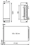 SCHROFF Frontplatte - FRONTPLATTE 3HE 8TE