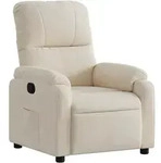 vidaXL Relaxsessel Beige Mikrofasergewebe