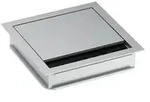 BACHMANN LOOP SQUARE Kabeldurchf&uuml;hrung, 120mm, silberfarben