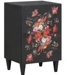 vidaXL Badezimmerschrank Mehrfarbig 38 x 33,5 x 58 cm Massivholz Mango