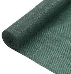 vidaXL Zaunblende Gr&uuml;n 1,5x10 m HDPE 75 g/m2