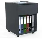VCM Rollcontainer Dalosa Anthrazit H. 55 x B. 39 x T. 45 cm