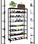 VCM Schuhregal Taliro Wei&szlig; H. 152 x B. 90 x T. 30 cm