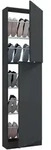VCM FulisaXLHT Schuhschrank 2 T&uuml;ren anthrazit.