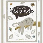 Goldbuch 43580 Freundebuch Happylife Faultier - 88 illustrierte Seiten, 15 x 21 cm