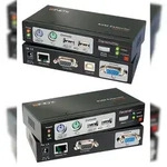 Lindy 39378 Ca5 KVM Extend Combo mit KVM Switches USB-PS/2 VGA bis 300m