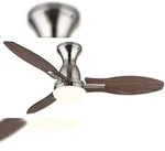 Globo Lighting DC Deckenventilator Gale Nickel mit LED 107