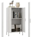 VCM Kommode & Sideboard Flokas Wei&szlig; H. 110 x B. 60 x T. 35 cm