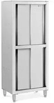 Royal Catering Edelstahl Geschirrschrank - 800 x 500 x 1800 mm -