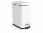 Relaxdays M&uuml;lleimer Bad, 5 Liter, Kosmetikeimer mit Soft-Close, matte Optik,