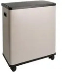 SVITA SR2X30 Sensorm&uuml;lleimer Abfalleimer 2fach 60l inkl. Inneneimer R&auml;der Taupe