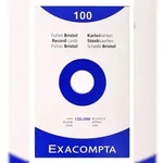 Exacompta 13303E 12x Karteikarten aus 205g holzfreiem, kalibriertem Karton....