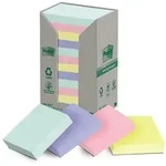 Post-it Haftnotizen Farbig Sortiert 38 x 51 mm 100 Blatt 24 St&uuml;ck