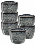 Leonardo MATERA Eierbecher &oslash; 5,2 cm 6er Set anthrazit