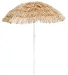 Lex Hawaii Sonnenschirm Bastschirm &Oslash; 160 cm UV30+ Strandschirm Knickschirm...