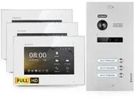 HD Video T&uuml;rsprechanlage f&uuml;r 3 Familienhaus, 3x Monitor, Balter EVO HD