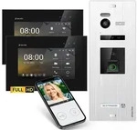HD Video T&uuml;rsprechanlage mit Fingerprint RFID und Smartphone App f&uuml;r 1