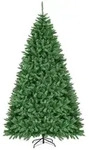 COSTWAY Weihnachtsbaum 275cm, Metallst&auml;nder, Klappsystem, PVC-Nadeln, gr&uuml;n.