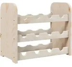 vidaXL Weinregal 43x25x37 cm Massivholz Kiefer