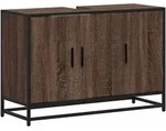vidaXL Waschbeckenunterschrank Braun Eichen-Optik 90x33x60 cm